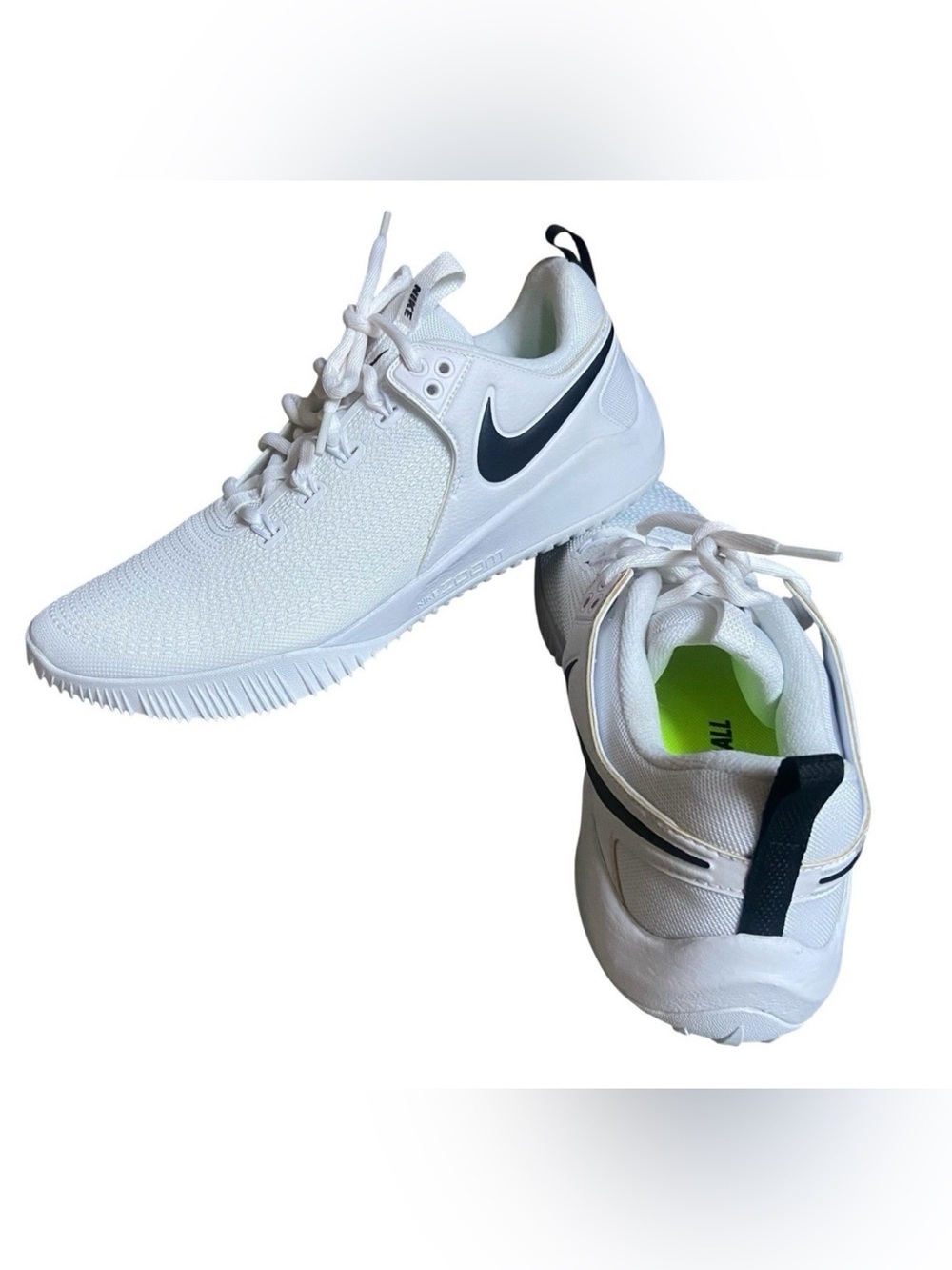 Nike Zoom HyperAce 2 Volleyball Shoes Women Size 11 White Black NIB AA0286 - Picture 3 of 8